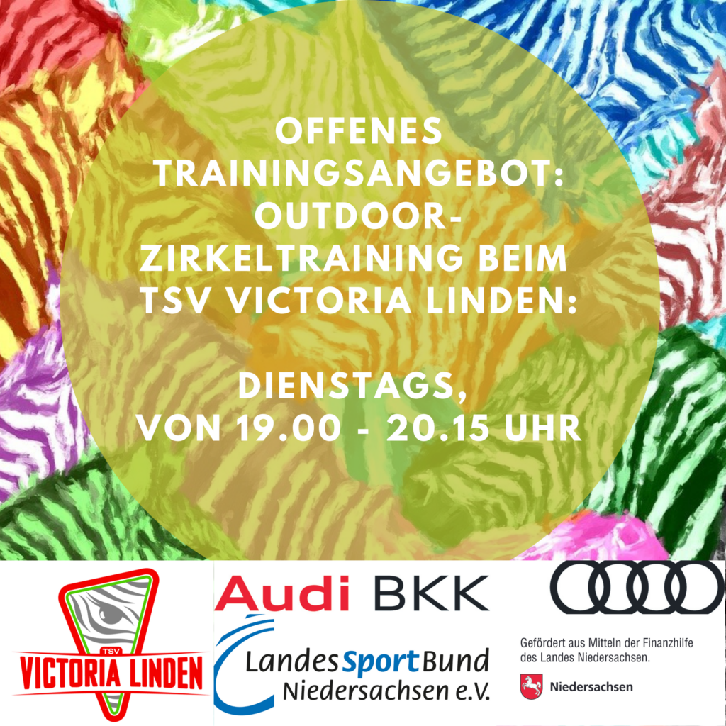 Outdoorsport am Dienstag🤩💪.. Ein offenes Trainingsangebot des TSV Victoria Linden im Rahmen des Projektes